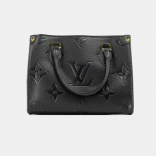 Женская сумка Louis Vuitton OnTheGo PM Monogram Empreinte Handbags | Cтильная, элегантаная, натуральная кожа art0403