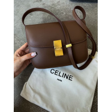 Брендовая женская сумка Celine Celine Classic Box | Cтильная и компактная Shoulder Bag из натуральной кожи, Premium качество #art0404