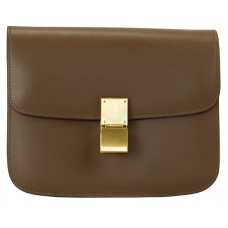 Брендовая женская сумка Celine Classic Box Flap Bag Tan - #art0404 Брендовая женская сумка Celine Classic Box Flap Bag Tan - #art0404