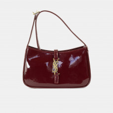 Женская сумка YSL Saint Laurent Le 5 À 7 | Cтильная и компактная hobo bag из натуральной кожи, Premium качество (art0411)