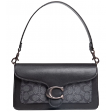 Брендовая женская сумка Coach Tabby 26 | Cтильная и компактная Shoulder Bag из натуральной кожи, Premium качество #art0417