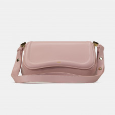 Женская сумка JW PEI Joy Bag, Light Pink (Premium) #art0436 | Cтильная, трендовая, компактная кросс-боди из натуральной кожи