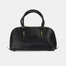 Брендовая женская сумка Miu Miu Aventure Black | Cтильная и элегантаная shoulder/top-handle bag из натуральной кожи (art0482)