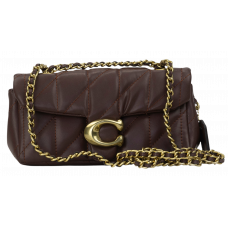 Брендовая женская сумка Coach Tabby 20 with Pillow Quilting Chocolate/Gold - #art0488 Брендовая женская сумка Coach Tabby 20 with Pillow Quilting Chocolate/Gold - #art0488