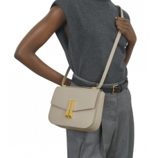 Брендовая женская сумка DeMellier The Vancouver Taupe | Элегантная черная shoulder bag на плечо на каждый день, Premium качество (art0498)