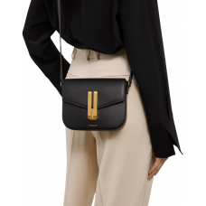 Брендовая женская сумка DeMellier The Vancouver Black | Элегантная черная shoulder bag на плечо на каждый день, Premium качество (art0499)