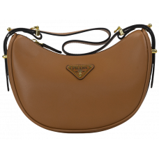 Брендовая женская сумка Prada Arqué | Cтильная и компактная shoulder bag из натуральной кожи | Premium качество (art0504)