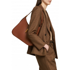 Брендовая женская сумка DeMellier The Large Tokyo Brown | Вмещает ноутбук - идеальна для офиса и путешествий, Premium качество #art0516