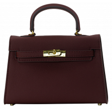 Брендовая женская сумка Hermes Kelly 20 Mini Bag Bordo/Gold Hardware - #art0522 Брендовая женская сумка Hermes Kelly 20 Mini Bag Bordo/Gold Hardware - #art0522