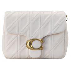 Брендовая женская сумка Coach Square Tabby 20 | Cтильная и компактна shoulder bag из натуральной кожи | Premium качество #art0540