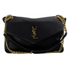 Брендовая женская сумка YSL Calypso Large | Cтильная shoulder bag из натуральной кожи | Premium качество #art0551