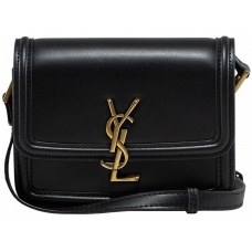 Брендовая женская сумка Saint Laurent Solferino Mini Shoulder Bag Black/Gold - pr0032 - #art058 Брендовая женская сумка Saint Laurent Solferino Mini Shoulder Bag Black/Gold - pr0032 - #art058