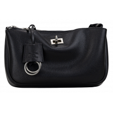 Брендовая женская сумка Balenciaga Rodeo Sling Pochette Black/Silver - B458 - P18016 - 99696 - #art0588