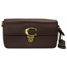 Брендовая женская сумка Coach Studio Baguette Bag Maple - #art0602 Брендовая женская сумка Coach Studio Baguette Bag Maple - #art0602