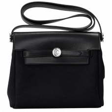 Брендовая женская сумка Hermes Herbag Zip 20 Black - H107 - 99897 - #art0604 Брендовая женская сумка Hermes Herbag Zip 20 Black - H107 - 99897 - #art0604
