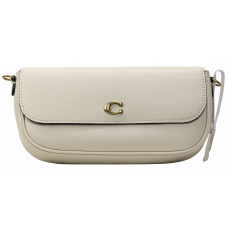 Брендовая женская сумка Coach Brook Flap Chain Bag Chalk - #art0614 Брендовая женская сумка Coach Brook Flap Chain Bag Chalk - #art0614