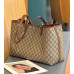 Брендовая женская сумка Gucci GG Emblem Large Leather-Trimmed Tote Bag Брендовая женская сумка Gucci GG Emblem Large Leather-Trimmed Tote Bag