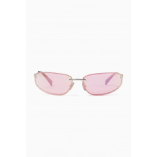 Женские солнцезащитные очки с розовой линзой Miu Miu A50S 1BC70J Sunglasses - gl119