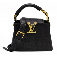 Брендовая женская сумка Louis Vuitton Capucines Mini Bag Black - lv1033 - 99880 Брендовая женская сумка Louis Vuitton Capucines Mini Bag Black - lv1033 - 99880