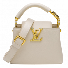 Брендовая женская сумка Louis Vuitton Capucines Mini Bag Milk - lv1034 - 99821