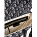 Брендовая женская сумка Dior Saddle Bag with Strap Blue Oblique Jacquard Брендовая женская сумка Dior Saddle Bag with Strap Blue Oblique Jacquard