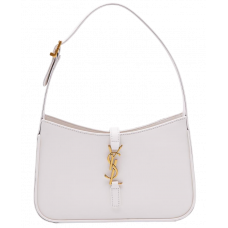 Брендовая женская сумка Saint Laurent Le 5 A 7 Hobo Bag White - #art0161 - pr00391