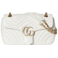 Брендовая женская сумка Gucci Marmont Medium Shoulder Bag White - pr0112 Брендовая женская сумка Gucci Marmont Medium Shoulder Bag White - pr0112