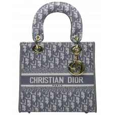 Брендовая женская сумка Dior Medium Lady D-Lite Bag in Grey Canvas - 99165 - valery - pr01247 Брендовая женская сумка Dior Medium Lady D-Lite Bag in Grey Canvas - 99165 - valery - pr01247