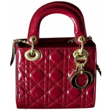 Брендовая женская сумка Dior Lady Dior Mini Bag Red - pr1981 Брендовая женская сумка Dior Lady Dior Mini Bag Red - pr1981