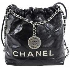 Брендовая женская сумка Chanel 22 Mini Handbag Black/Silver - P10146 - pr22991 Брендовая женская сумка Chanel 22 Mini Handbag Black/Silver - P10146 - pr22991