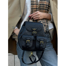 Брендовый женский рюкзак Louis Vuitton Backup Monogram Empreinte Leather Black - pr7352