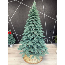 Литая искусственная голубая елочка Бельгийская 2.2 м - yal-bel-bl-220