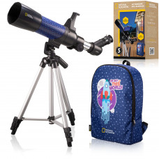 Телескоп National Geographic Junior 70/400 AR с адаптером для смартфона + рюкзак (9101003)