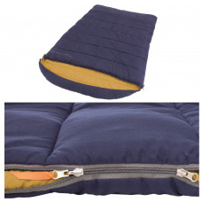 Спальный мешок-одеяло двухместный Easy Camp Moon Double/+5°C Blue Left (240155)