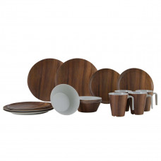 Сервиз столовый Gimex Tableware Nature 16 Pieces 4 Person Wood (6913100)