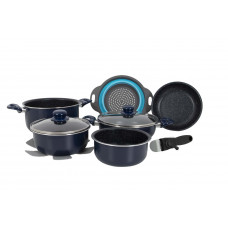 Набор посуды Gimex Cookware Set induction 9 предметов Bue (6977225)