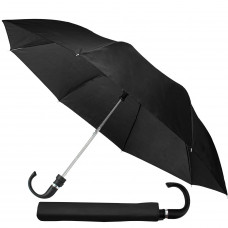Зонт складной полуавтомат Semi Line Black (L2038-0)