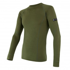 Мужская термофутболка с длинным рукавом Sensor Merino Active LS safari 17200019, SM11MA-safari-L