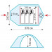 Палатка Tramp Lair 3 v2 (TRT-039) трехместная кемпинговая