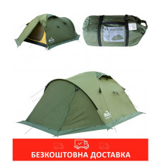 Палатка Tramp Mountain 4 (v2) Green (TRT-024-green) четырехместная