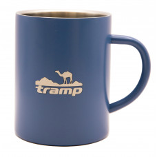 Кружка стальная туристическая 400 мл Tramp Cup UTRC-010-blue