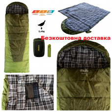 Спальный мешок-одеяло Tramp Sherwood Long 230 см (TRS-054L-R)