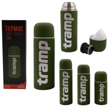 Термос Tramp Soft Touch 1 л Хакі (TRC-109-khaki)