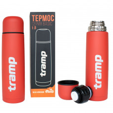 Термос питьевой 1 л Tramp Basic Красный (TRC-113-red), Термос для напитков Трамп 1000 мл