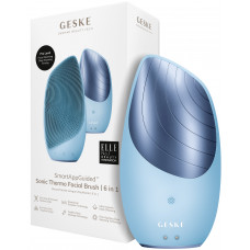 Электронная звуковая термо щетка для лица Geske Sonic Thermo Facial Brush 6в1 (Aquamarine) HB0083