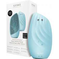 Звуковая очищающая термощетка для лица Geske Sonic Thermo Facial Brush&Face-Lifter 8в1 (Turquoise) HB0092