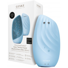 Звуковая очищающая термощетка для лица Geske Sonic Thermo Facial Brush&Face-Lifter 8в1 (Aquamarine) HB0094