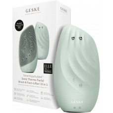 Звуковая очищающая термощетка для лица Geske Sonic Thermo Facial Brush&Face-Lifter 8в1 (Green) HB0096