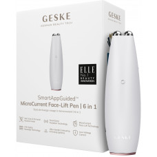 Микротоковый стимулятор для подтяжки кожи лица и шеи Geske MicroCurrent Face-Lift Pen 6в1 (Starlight) HB0121