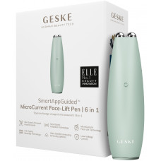 Микротоковый стимулятор для подтяжки кожи лица и шеи Geske MicroCurrent Face-Lift Pen 6в1 (Green) HB0129